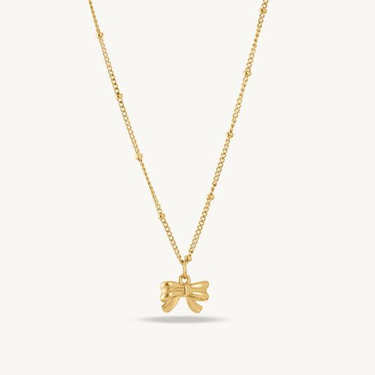 Ribbon Pendant Necklace